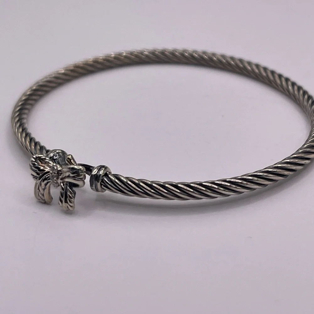 David Yurman Chatelaine Bow Bracelet with Sterling Silver - Picture 8 of 8